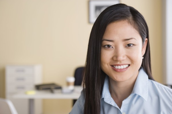 Portrait of young businesswoman . Photo: Rob Lewine