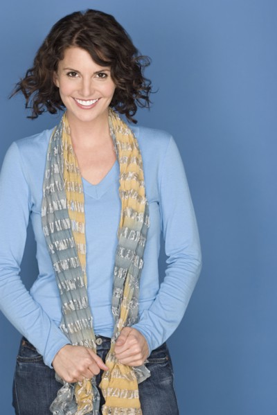 Portrait of happy mid adult woman. Photo: Rob Lewine