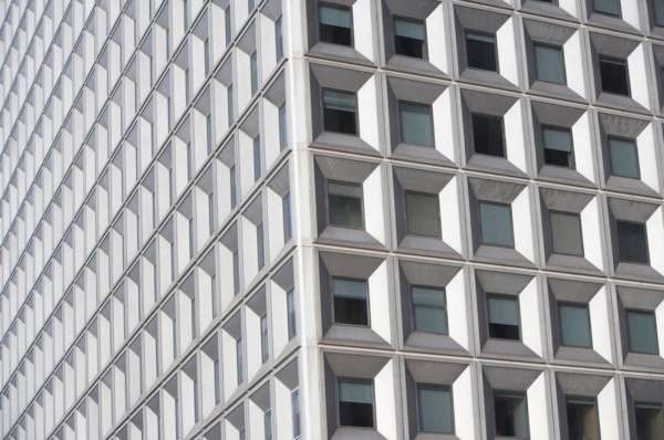USA, New York state, New York city, close-up of office building. Photo : fotog