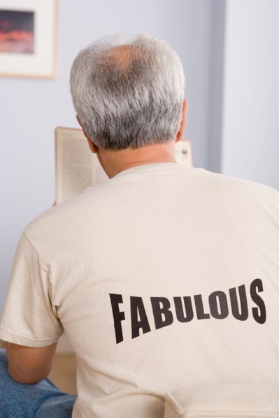 Portrait of retired man. Photo : Rob Lewine