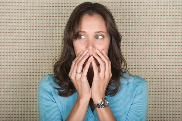 Portrait of surprised woman. Photo : Rob Lewine