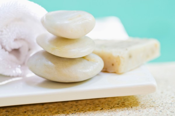 Spa pebbles.