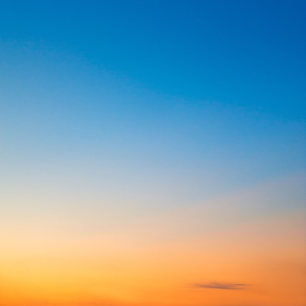 Sunset sky.