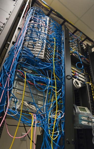 Computer network server.