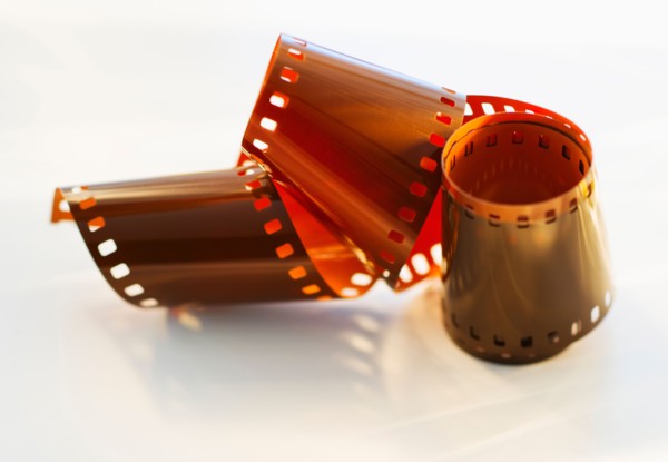 Photographic film, studio shot.