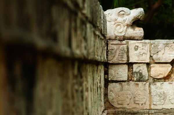 Mexico, Yucatan, Chichen Itza. Mayan ruins.