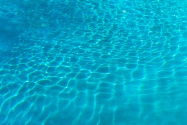 Blue water.