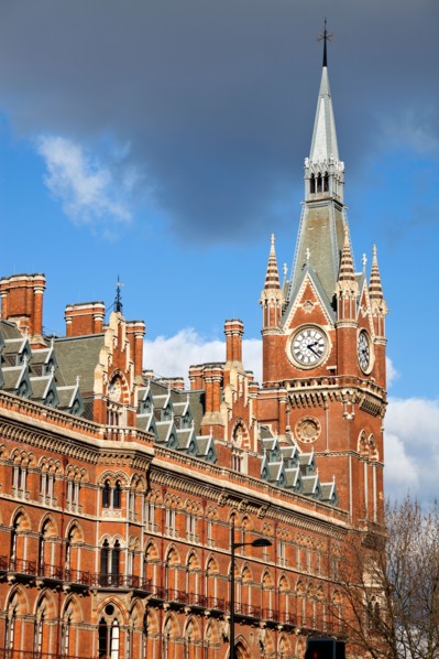 United Kingdom, London.  Saint Pancras Station. Photo : Henryk Sadura