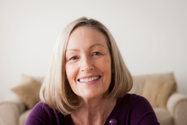Portrait of smiling senior woman. Photo : Rob Lewine