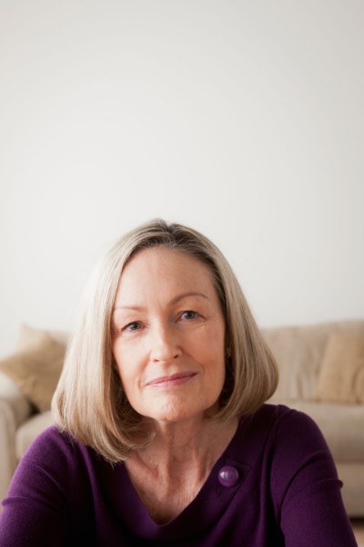 Portrait of smiling senior woman. Photo : Rob Lewine