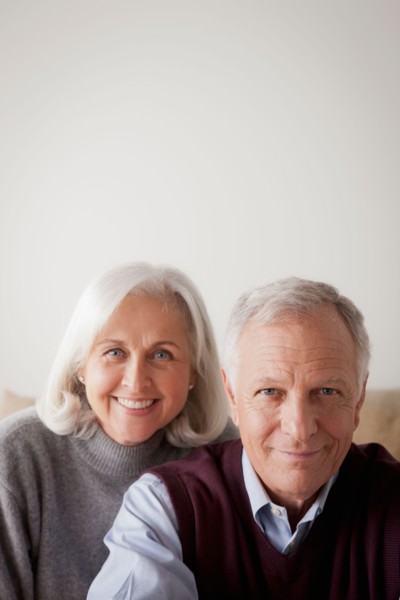 Portrait of smiling senior couple. Photo : Rob Lewine