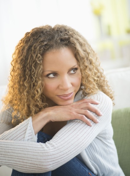 Portrait of mature woman.
