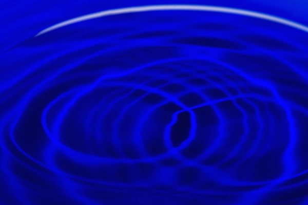Blue water.