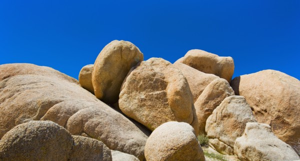 USA, California, Joshua Tree National Park, Rock formations.