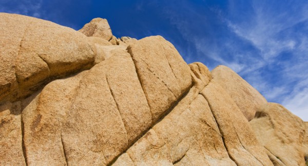 USA, California, Joshua Tree National Park, Rock formations.