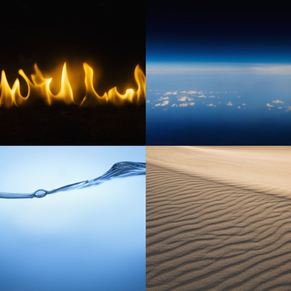 Montage of classical elements.