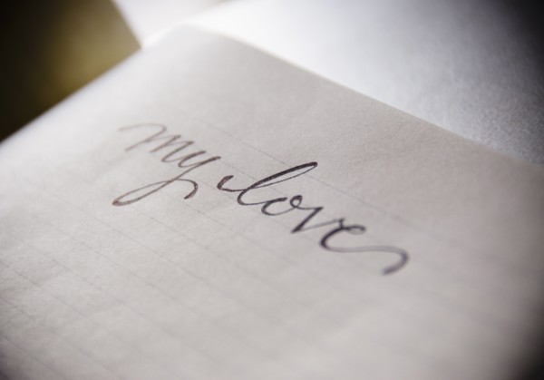 Love letter. 
Photo : Jamie Grill