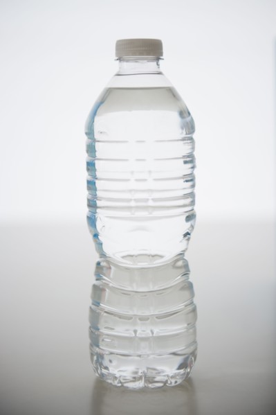Water in bottle. 
Photo : Jamie Grill