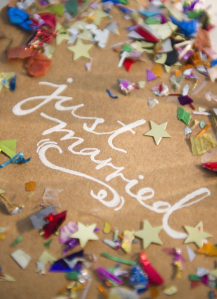 Wedding decorations. 
Photo: Jamie Grill
