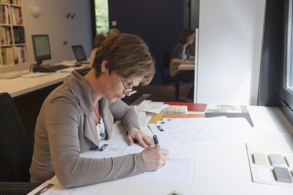 Employees of design agency at work. 
Photo : Jan Scherders