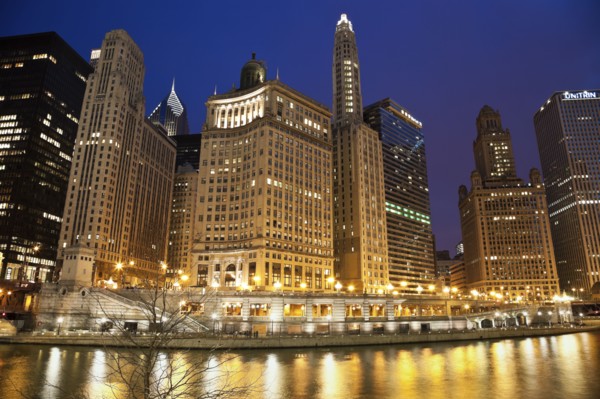 USA, Illinois, Chicago, City view. 
Photo: Henryk Sadura