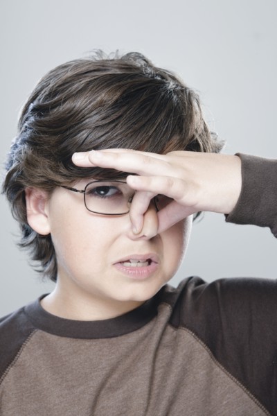 Portrait of boy (10-11), studio shot. 
Photo: Rob Lewine