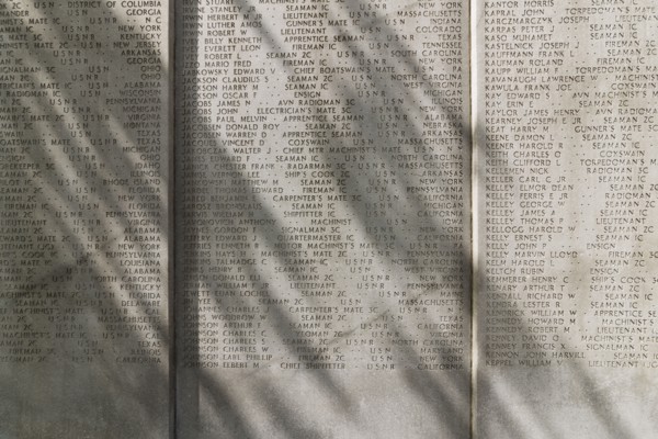 USA, New York State, New York City, Battery Park, Monument to Soldiers and Sailors lost at Sea in WWII.