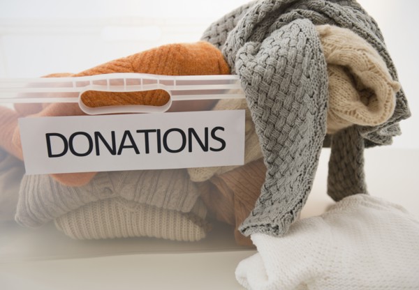 Studio Shot of donation box. Photo : Jamie Grill