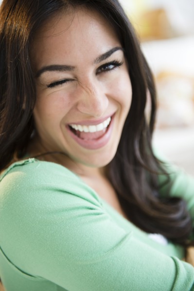 Portrait of happy young woman. Photo: Jamie Grill
