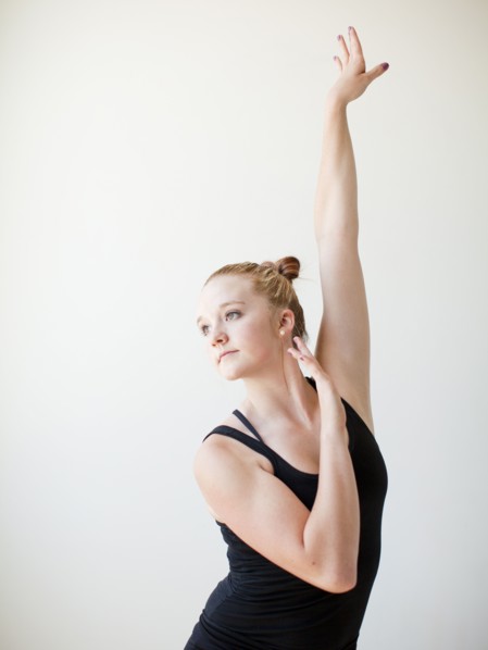 Teenage (16-17) gymnast exercising. Photo: Jessica Peterson