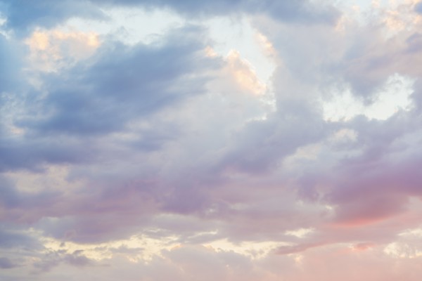 Sunset sky.