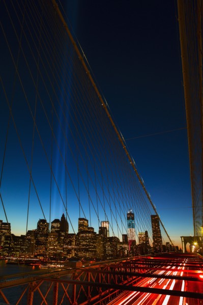World Trade Center Memorial, Tribute in Light.