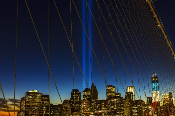 World Trade Center Memorial, Tribute in Light.