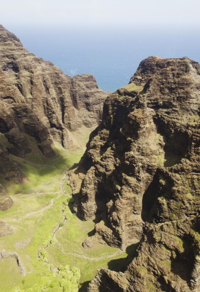 Elevated view of coast. Photo: Jamie Grill