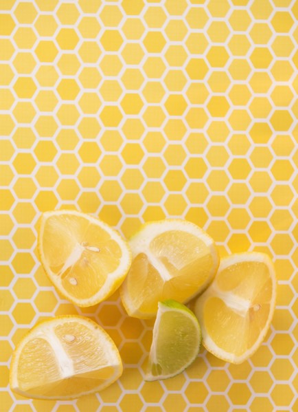 Studio shot of lemons. Photo : Daniel Grill
