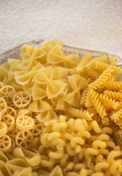 Studio Shot of pasta. Photo : Daniel Grill