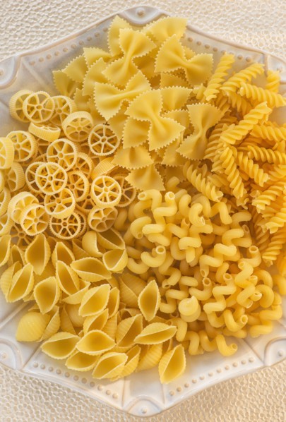 Studio Shot of pasta. Photo : Daniel Grill
