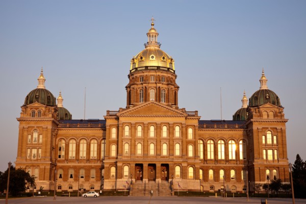 State Capitol Building in Des Moines. Photo : Henryk Sadura