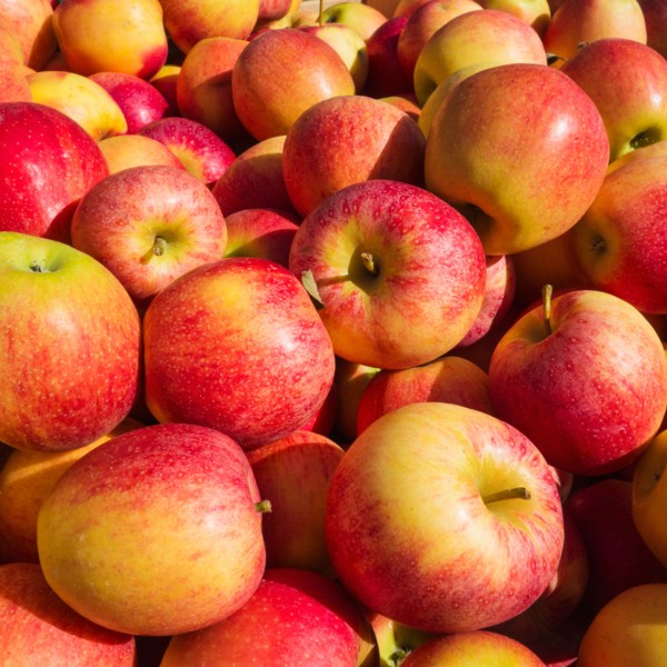 Heap of apples.