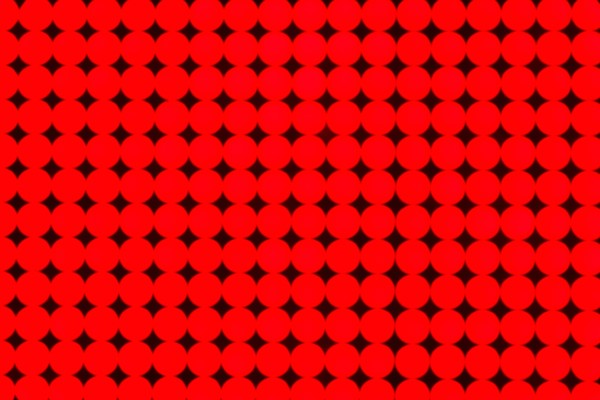 Spotted red and black background.