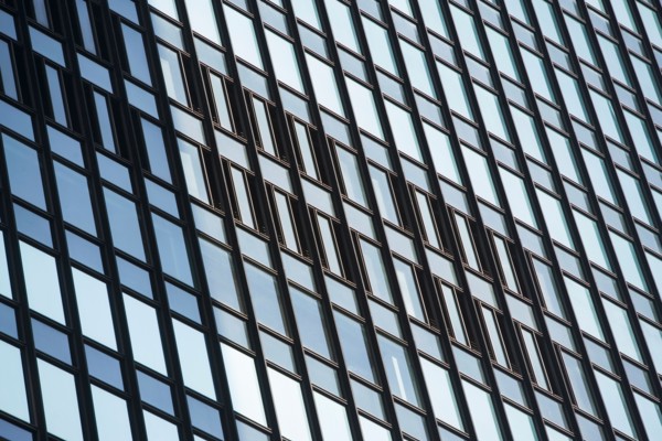 Close up of modern architecture. Photo: Alan Schein
