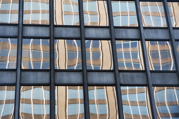 Close up of modern architecture. Photo: Alan Schein