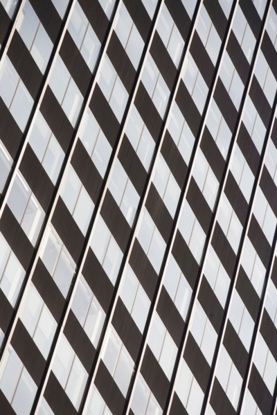 Close up of modern architecture. Photo: Alan Schein