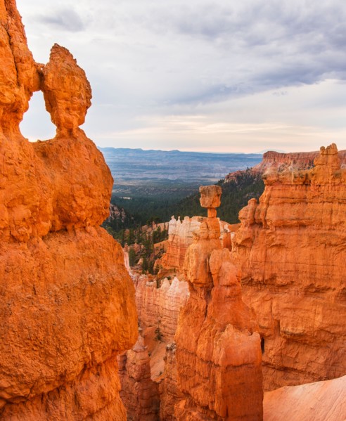 Landscape with cliffs