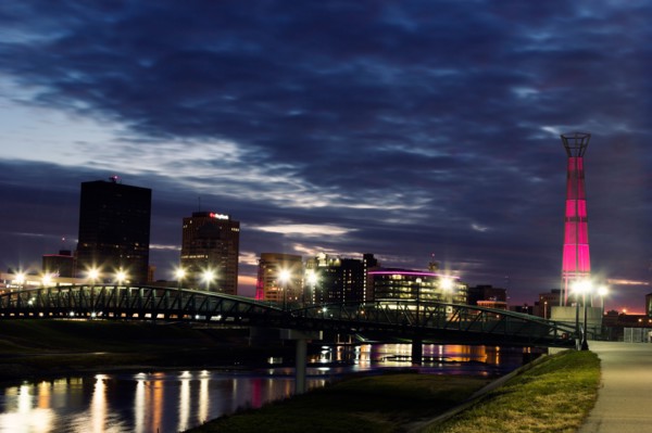 Cityscape at evening