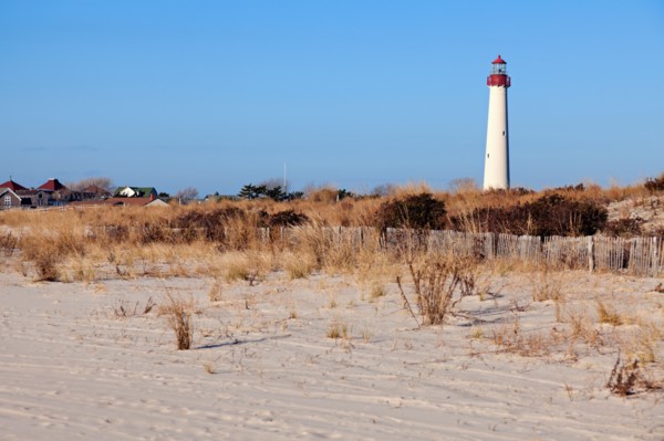 Lighthouse on beach