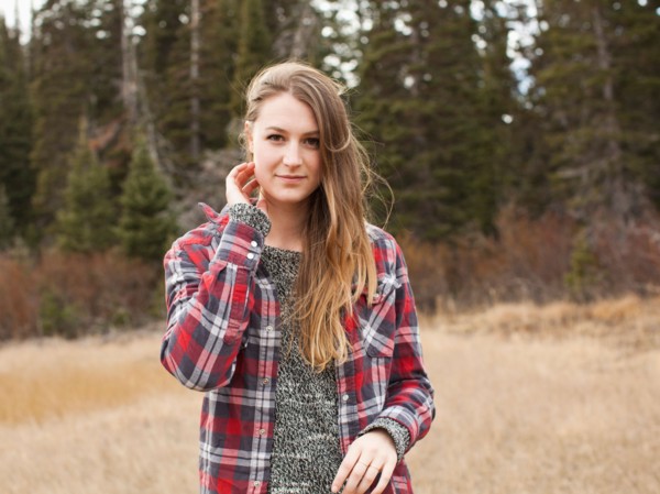 Portrait of young woman in non-urban scene