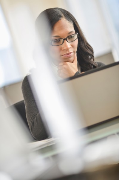 Female office worker.