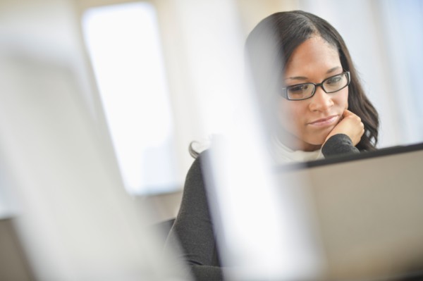 Female office worker.