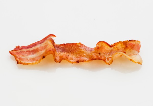 Fried bacon.